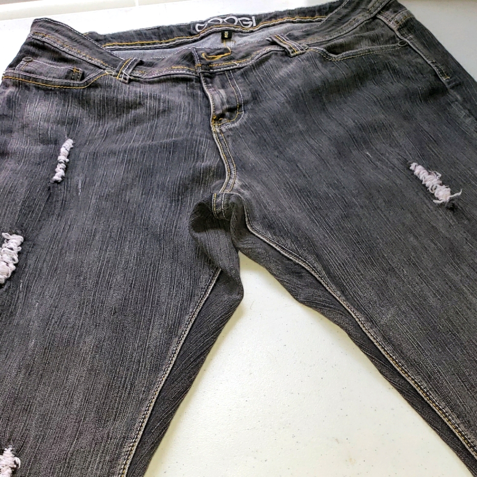 Black Distressed Coogi Jeans